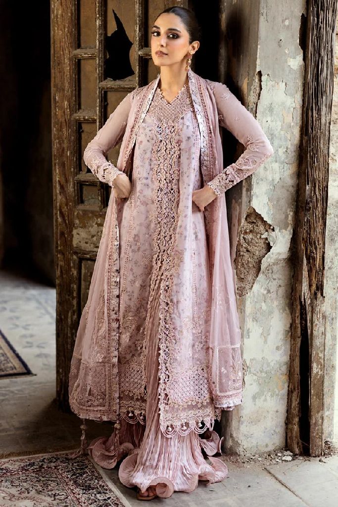 Qalamkar Premium Chiffon Suit
