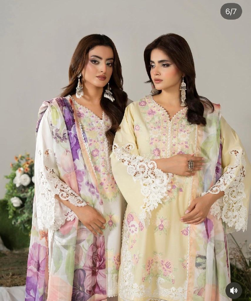 Readytowear Embroidered Lawn Suit