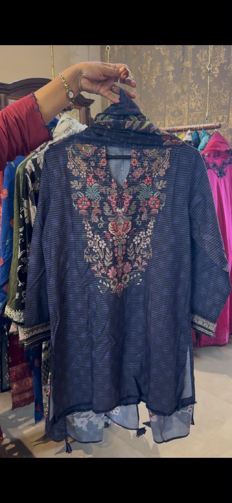 Khaadi Printed Embroirded Pret