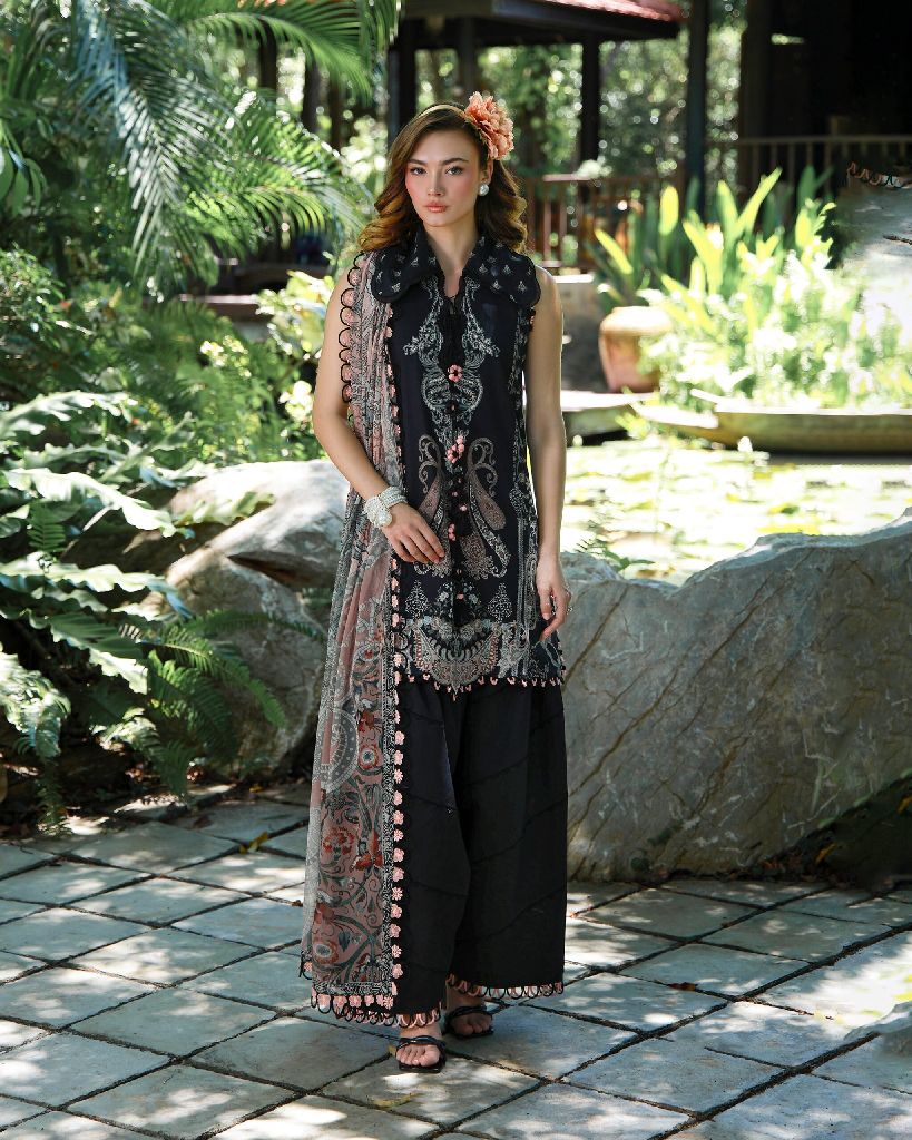 Jade Embroidered Lawn Suit