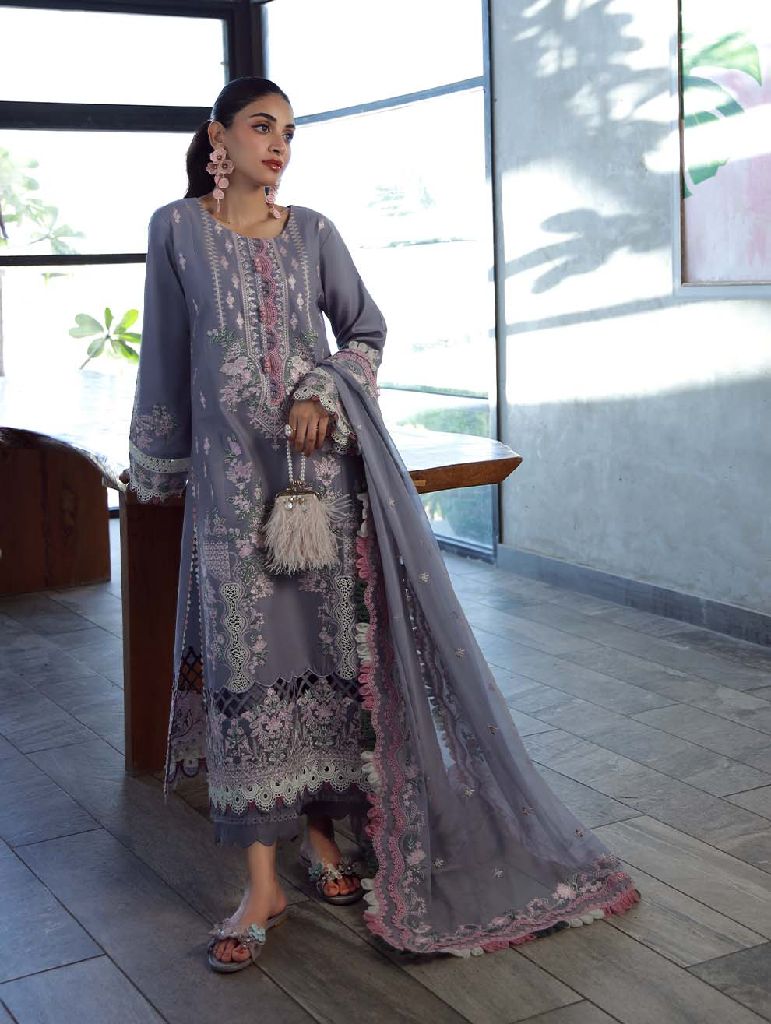 Jade Embroidered Lawn Suit