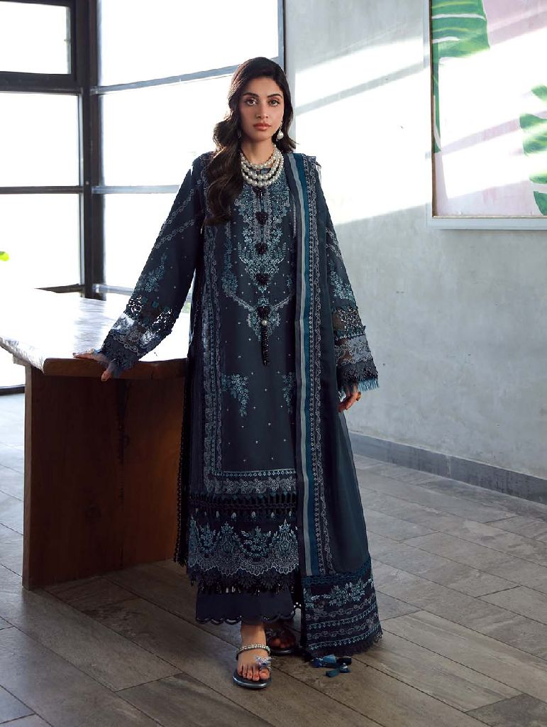 Jade Embroidered Lawn Suit