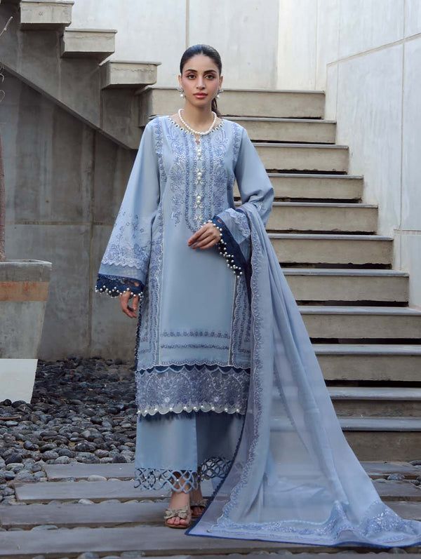 Jade Embroidered Lawn Suit