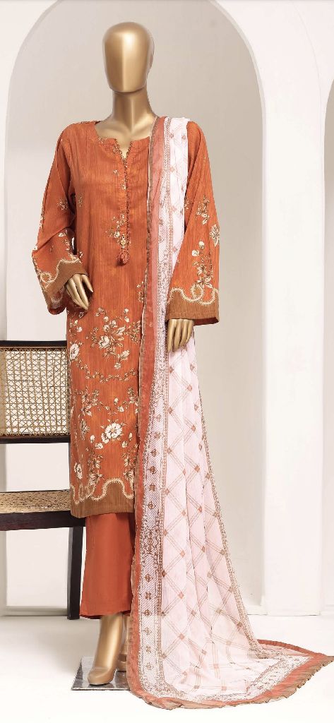 Sadabahar Printed Stitched Suit