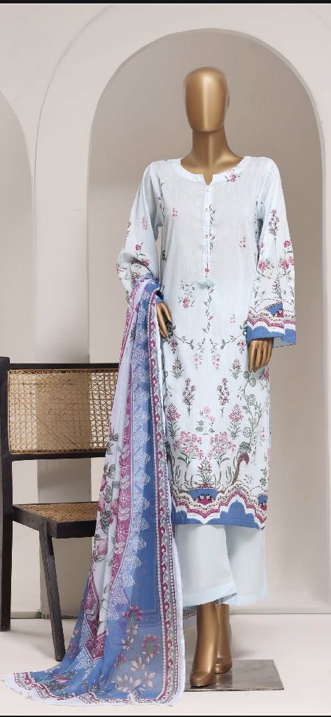 Sadabahar Printed Stitched Suit