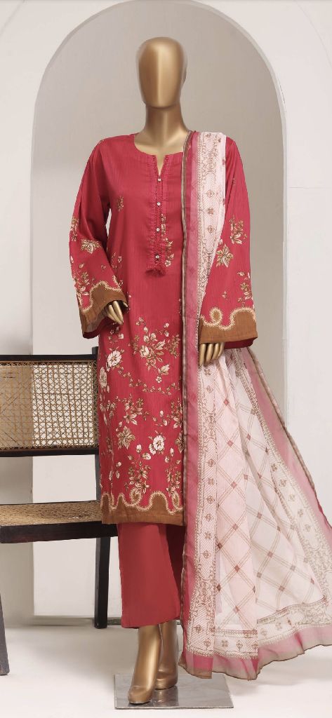 Sadabahar Printed Stitched Suit