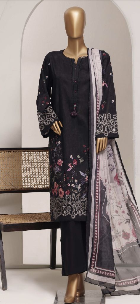 Sadabahar Printed Stitched Suit