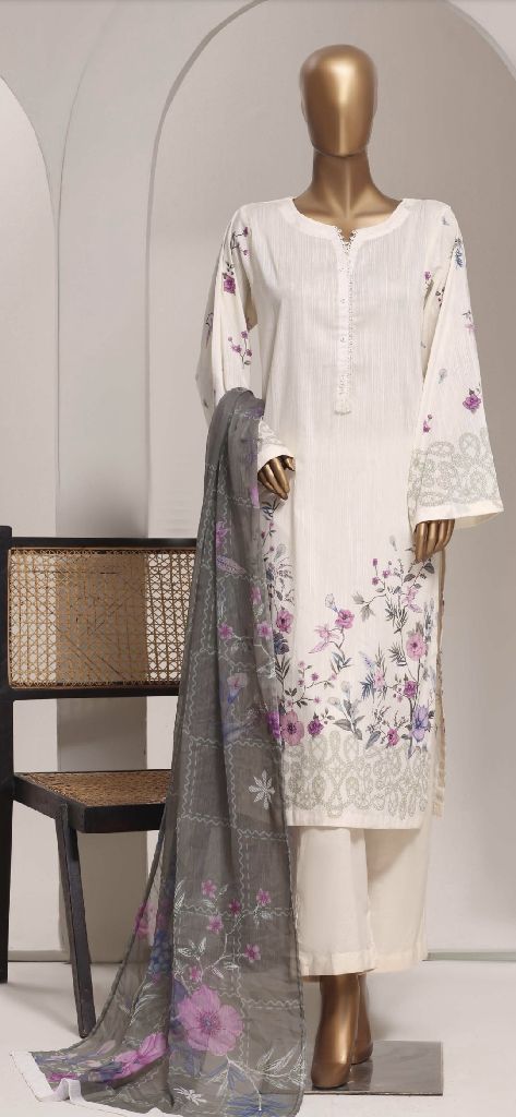 Sadabahar Printed Stitched Suit