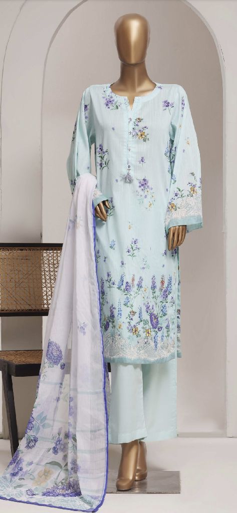 Sadabahar Printed Stitched Suit